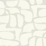York Designer Series Craftsman Geometric White & Soft Grey Wallpaper - SKU DF3353
