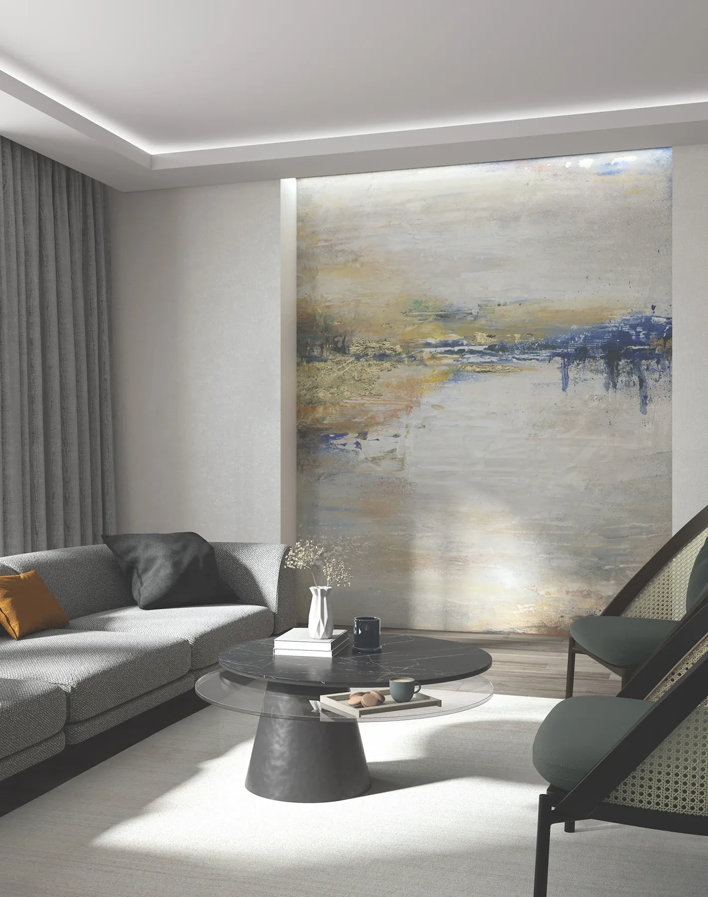 York Designer Series Crystal Lake Wall Mural - SKU MA35499M