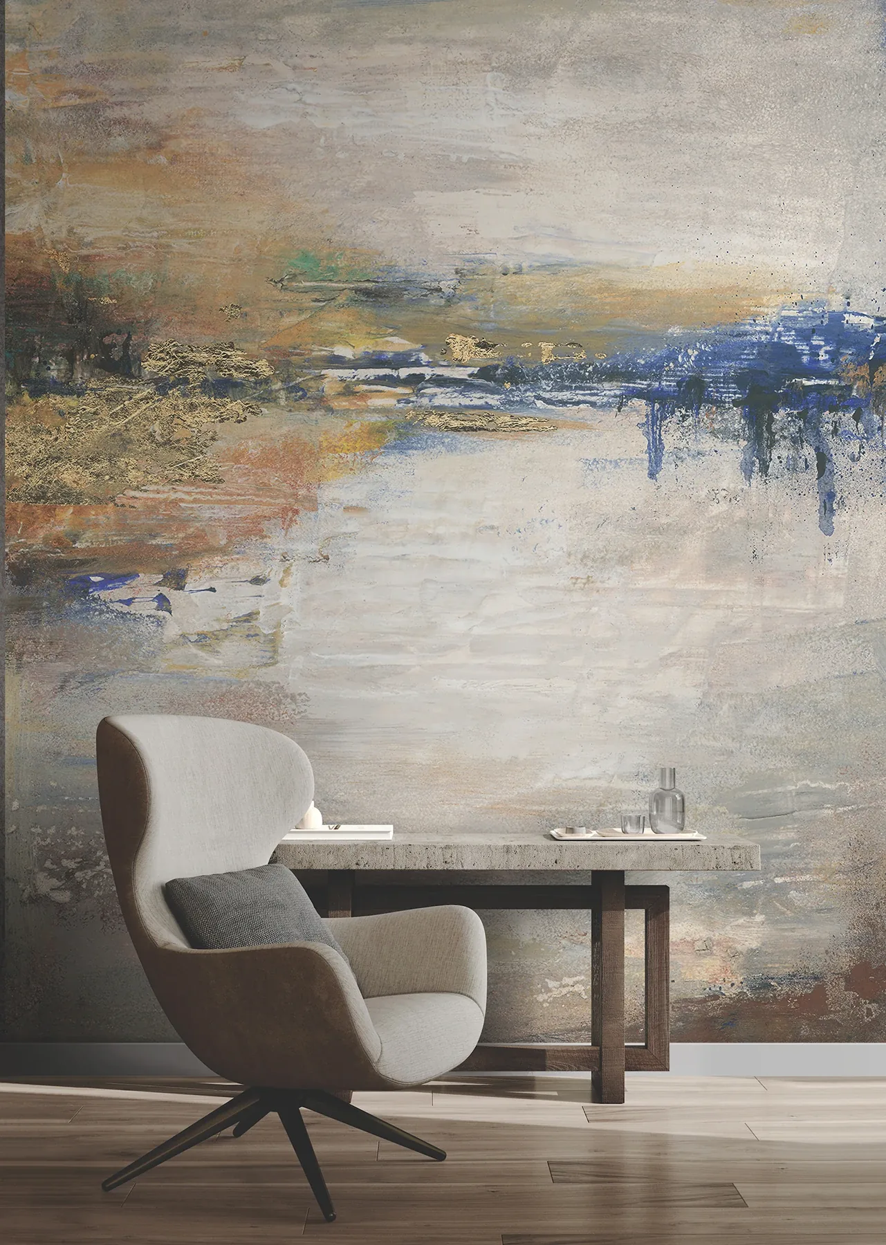 York Designer Series Crystal Lake Wall Mural - SKU MA35499M