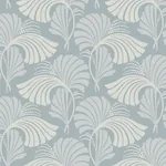 York Designer Series Dancing Leaves Light Blue Wallpaper - SKU DT5132