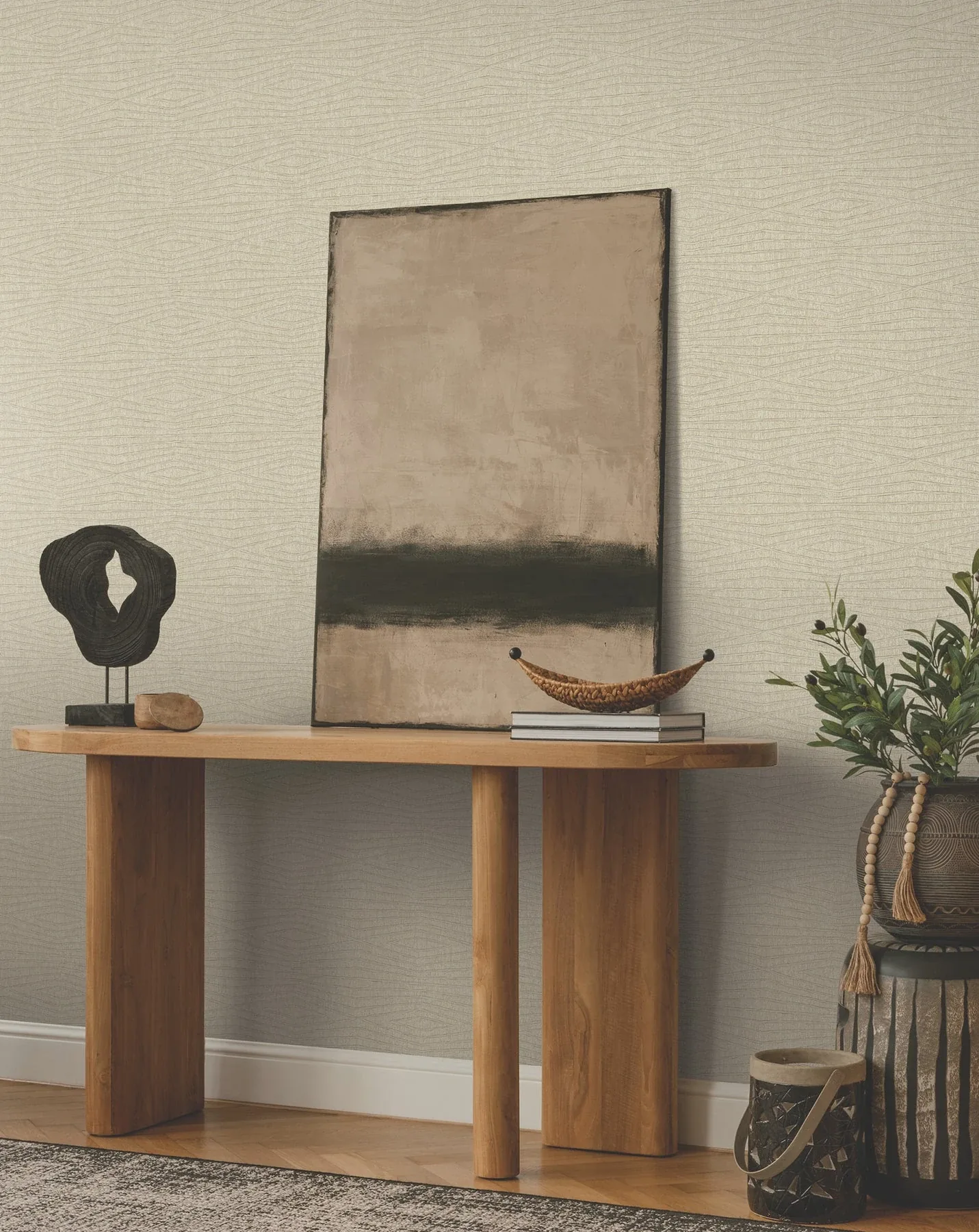 York Designer Series Daystone Beige Wallpaper - SKU ZA8011