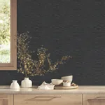 York Designer Series Daystone Black Wallpaper - SKU ZA8013