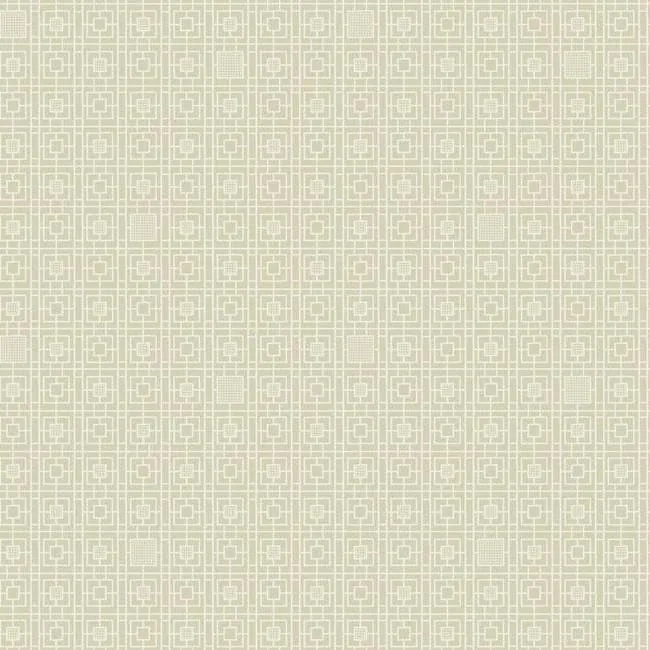 York Designer Series Deco Screen Beige Wallpaper - SKU CA1524