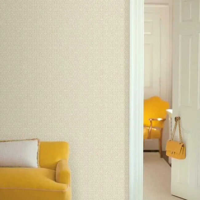 York Designer Series Deco Screen Beige Wallpaper - SKU CA1524