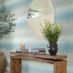 York Designer Series Desert Textile Blue Wallpaper - SKU BO6625