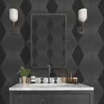 York Designer Series Diamond Legacy Black Wallpaper - SKU MX9631