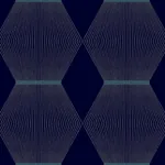 York Designer Series Diamond Legacy Navy Wallpaper - SKU MX9635