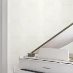York Designer Series Diamond Legacy White Wallpaper - SKU MX9634
