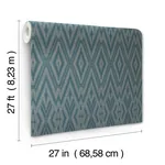 York Designer Series Diamond Marquise Tropicana Wallpaper - SKU EV3915