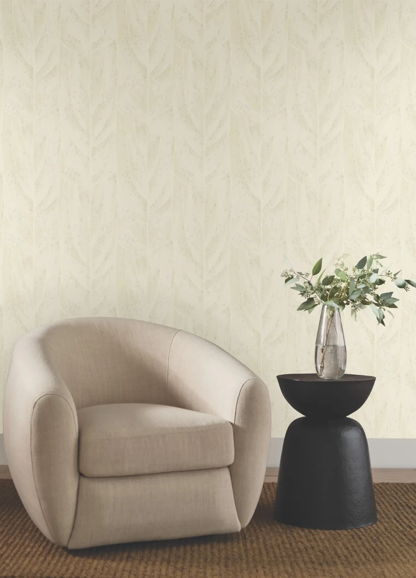York Designer Series Dicot Pearl Leaf Wallpaper - SKU NT6145