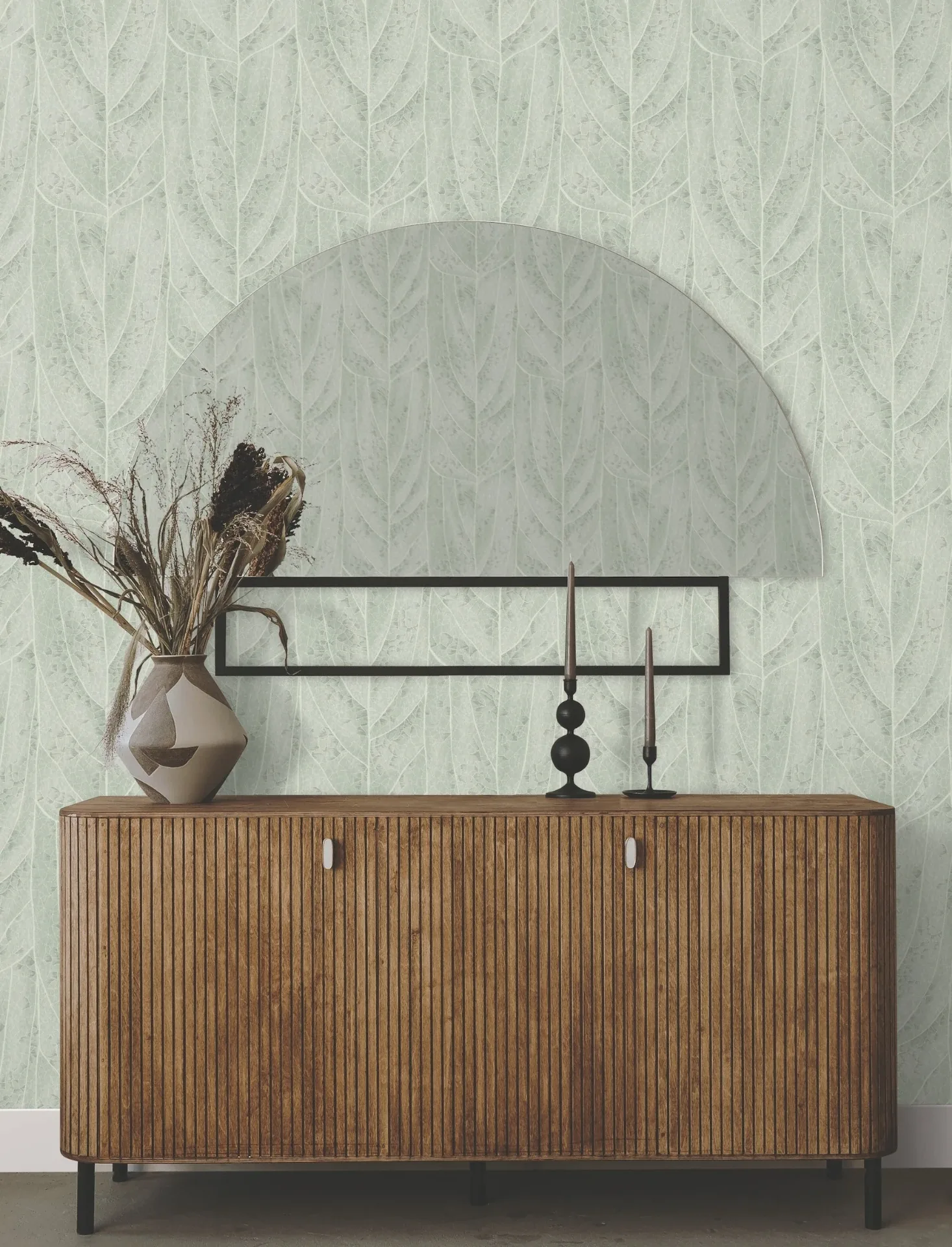 York Designer Series Dicot Spa Leaf Wallpaper - SKU NT6141