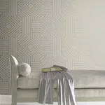 York Designer Series Diverging Diamonds Taupe Wallpaper - SKU CI2377