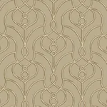 York Designer Series Divine Trellis Taupe Wallpaper - SKU EV3947