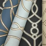 York Designer Series Divine Trellis Taupe Wallpaper - SKU EV3947
