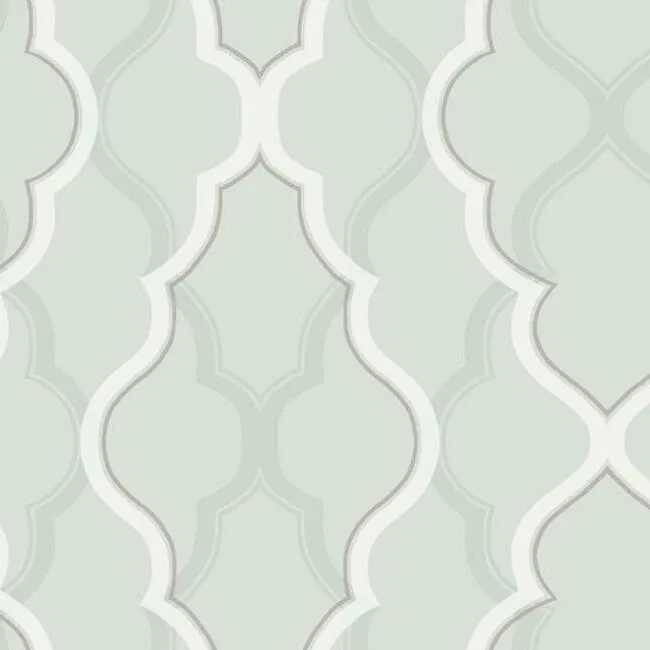 CI2397 | Double Damask Silver Wallpaper