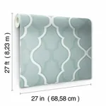 York Designer Series Double Damask Teal Wallpaper - SKU CI2394