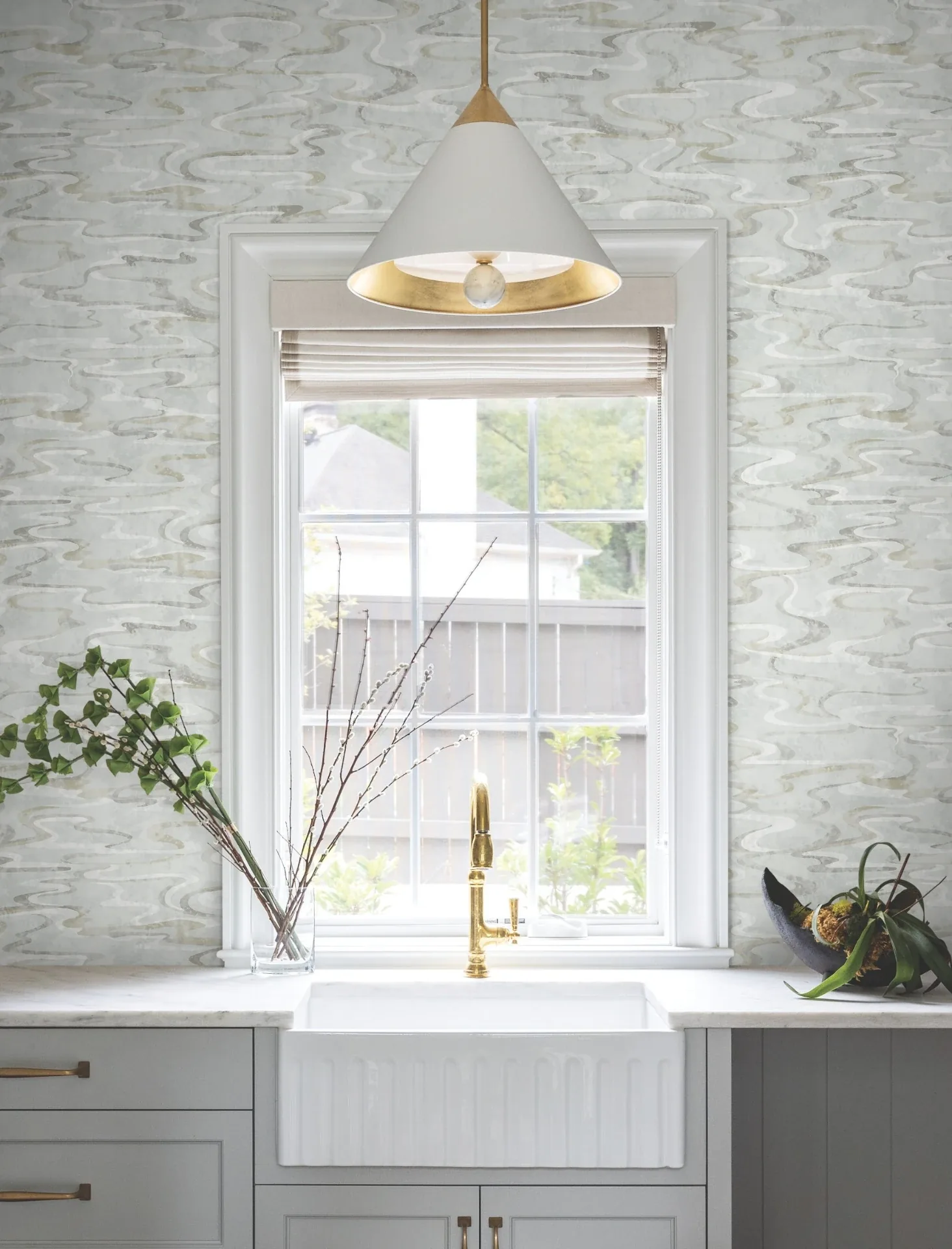 York Designer Series Dreamland Grey Wallpaper - SKU NT6174