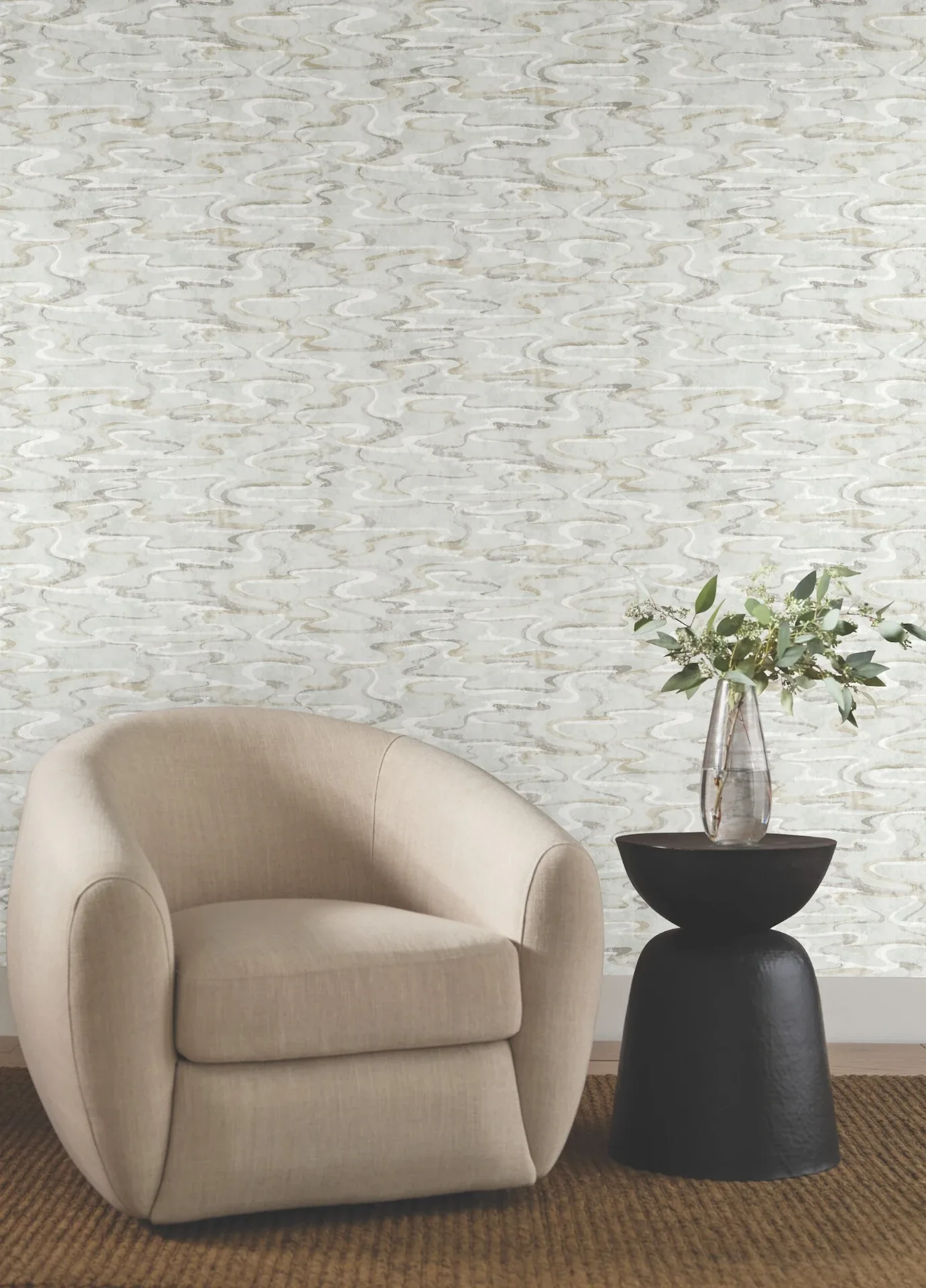 York Designer Series Dreamland Grey Wallpaper - SKU NT6174