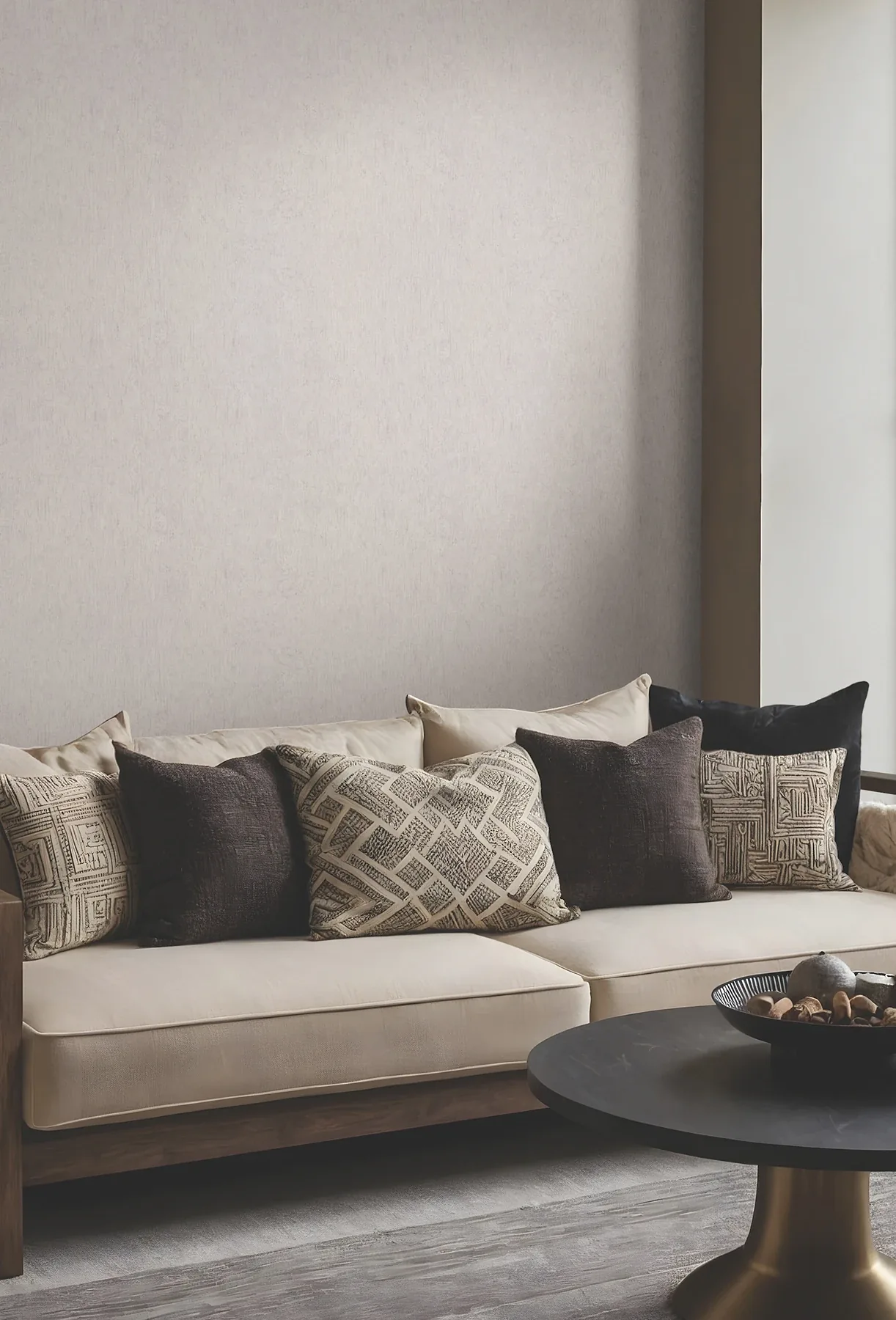 York Designer Series Dustan Beige Distressed Wallpaper - SKU MA35523