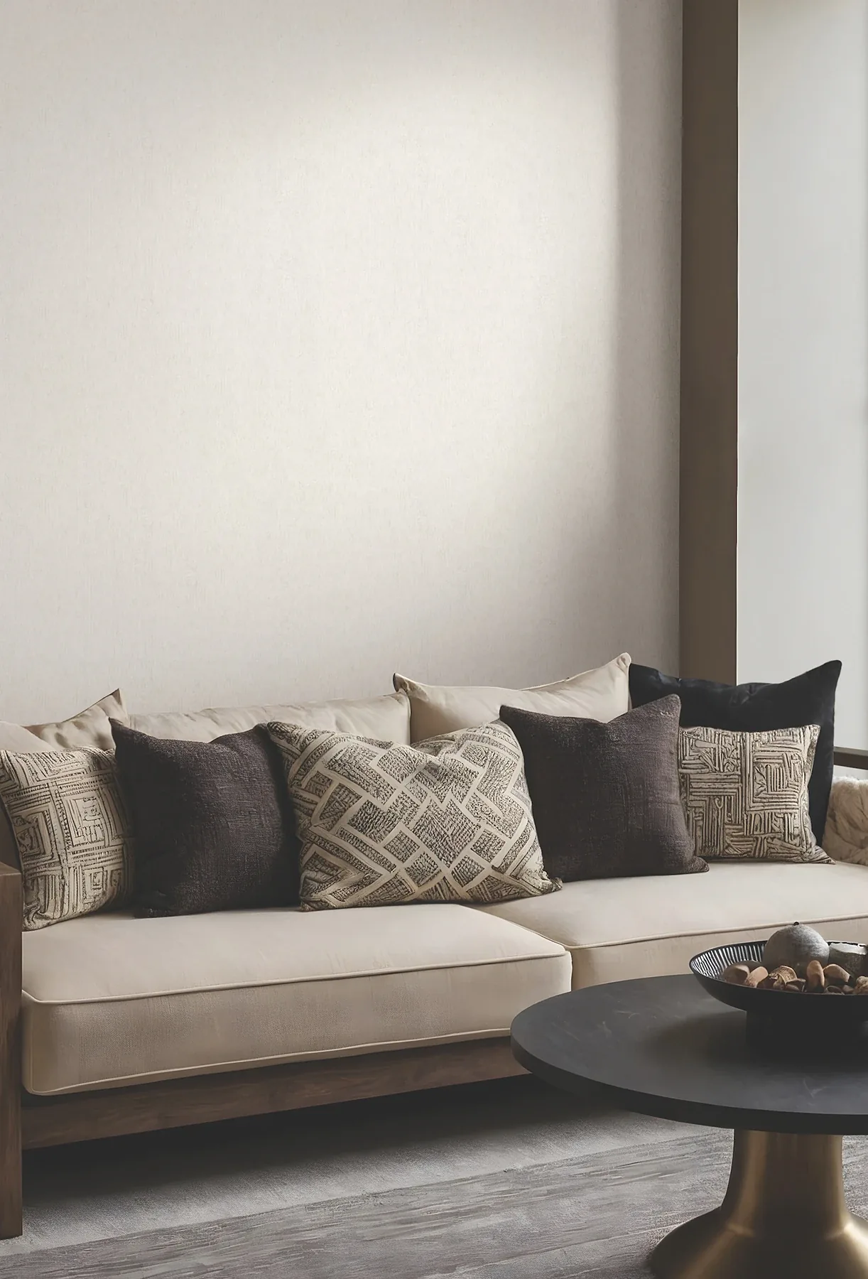 York Designer Series Dustan Cream Distressed Wallpaper - SKU MA35522