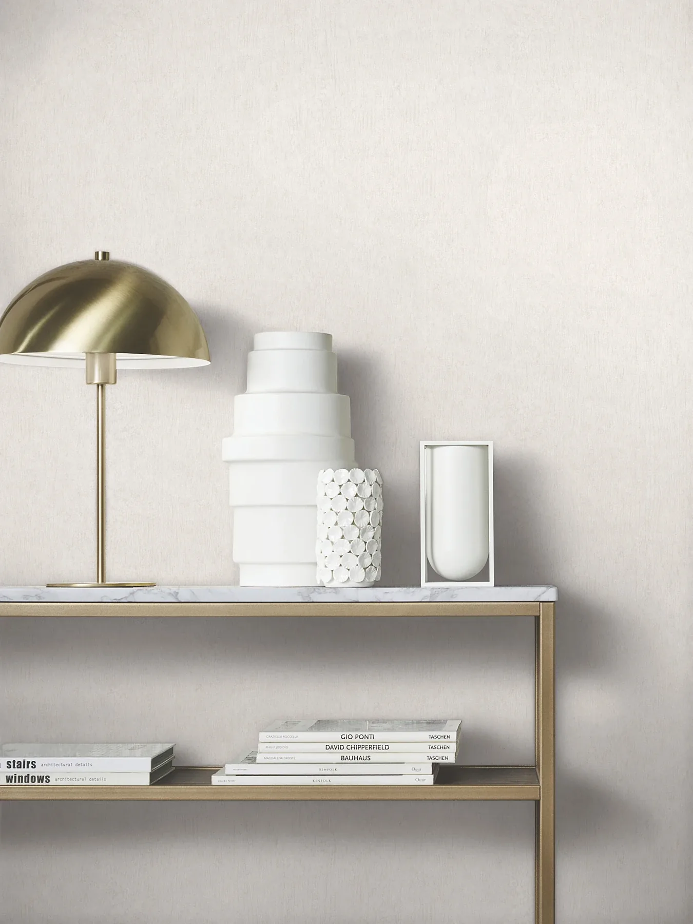York Designer Series Dustan Cream Distressed Wallpaper - SKU MA35522