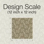 York Designer Series Dynastic Lattice Gold Wallpaper - SKU 5804