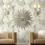 York Designer Series Earthbound Cream & Grey Wallpaper - SKU OS4285
