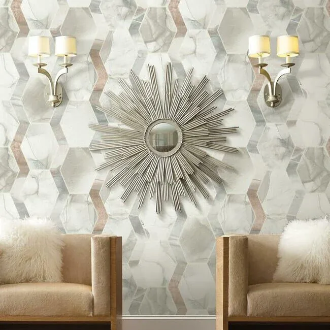 York Designer Series Earthbound Taupe Wallpaper - SKU OS4283