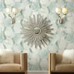 York Designer Series Earthbound Turquoise Wallpaper - SKU OS4282