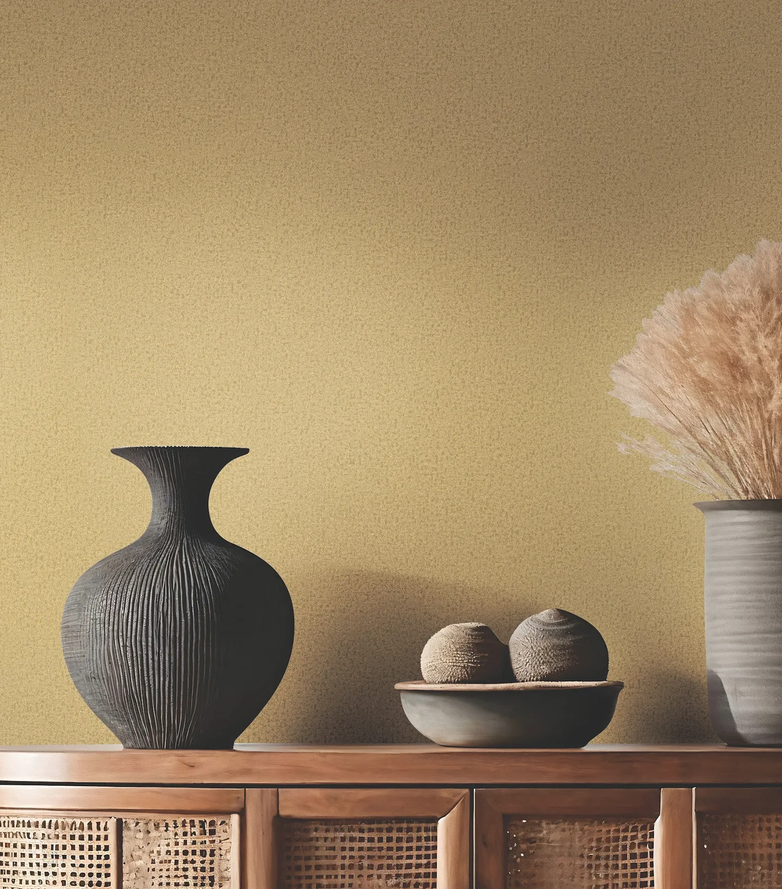 York Designer Series Eastwind Gold Texture Wallpaper - SKU MA35852