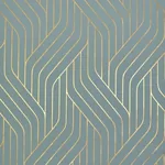York Designer Series Ebb & Flow Blue & Gold Wallpaper - SKU NW3520