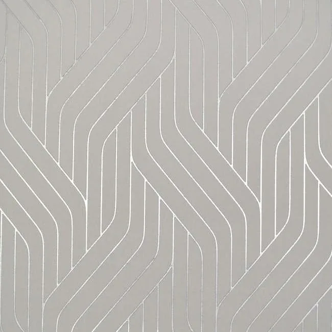 NW3519 | Ebb & Flow Silver Wallpaper