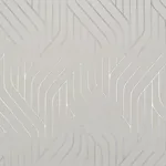 York Designer Series Ebb & Flow White & Silver Wallpaper - SKU NW3516