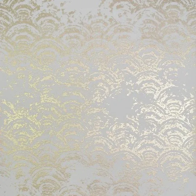 NW3598 | Eclipse White & Gold Wallpaper