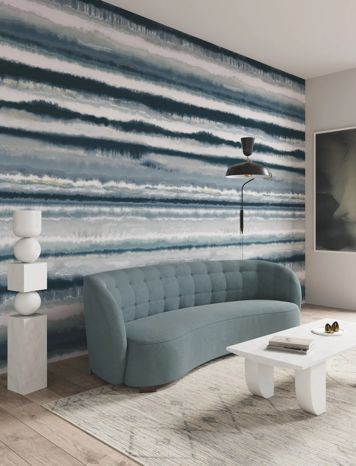 York Designer Series Edition Mural Blue Wall Mural - SKU LM5426M
