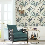 York Designer Series El Morocco Palm Beige Wallpaper - SKU CA1552