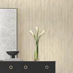 York Designer Series Elemental Thread Neutral Pearl & Silver Wallpaper | Wallpaper Twins York Designer Series Elemental Thread Neutral Pearl & Silver Wallpaper - SKU DF3303