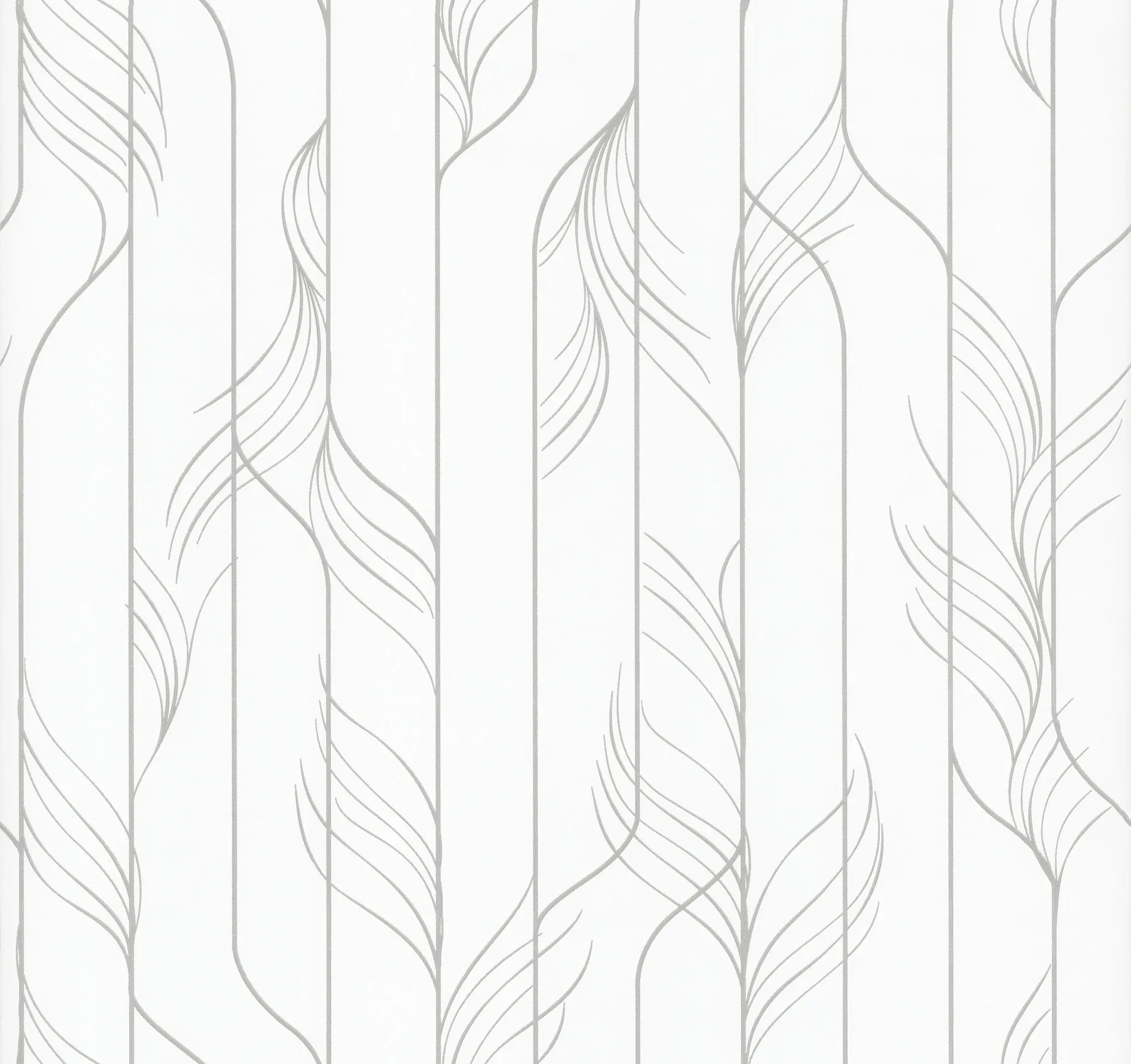 York Designer Series Elemental Thread White & Silver Wallpaper - SKU DF3302