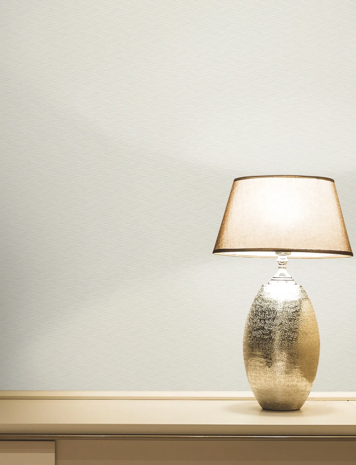 York Designer Series Elevated Pearl Waves Wallpaper | Wallpaper Twins York Designer Series Elevated Pearl Waves Wallpaper - SKU NT6154