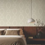 York Designer Series Ellena Beige Wallpaper | Wallpaper Twins York Designer Series Ellena Beige Wallpaper - SKU ZA8034