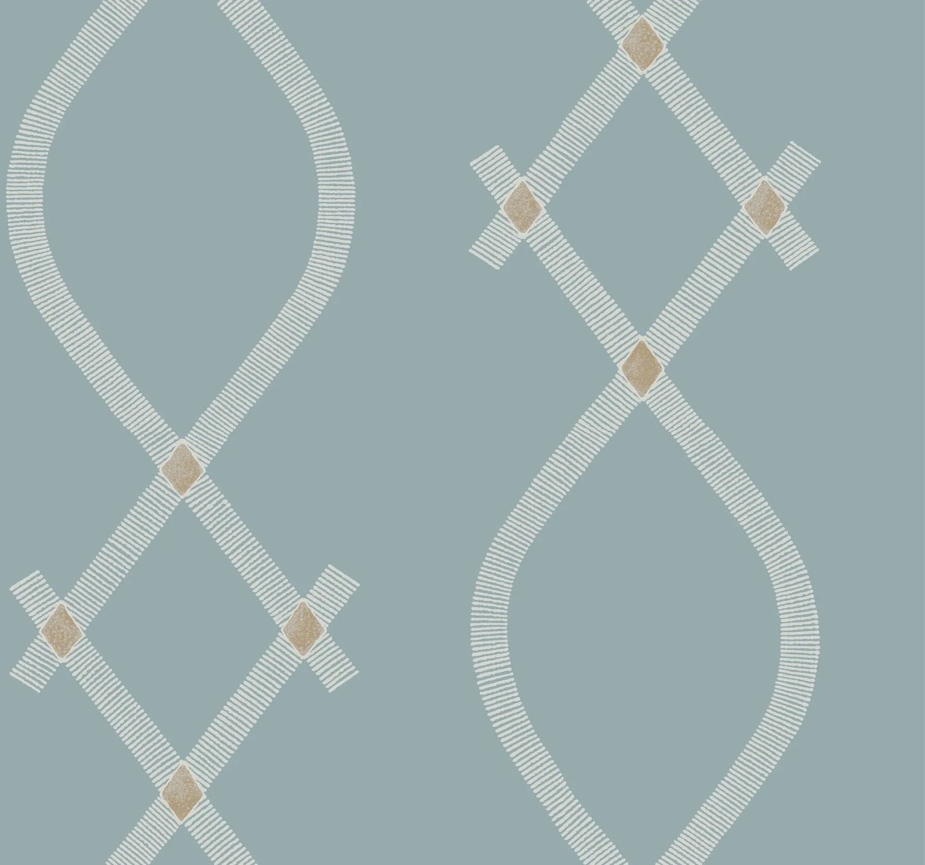 ZA8035 | Ellena Blue Wallpaper