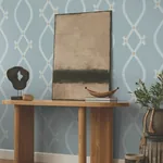 York Designer Series Ellena Blue Wallpaper | Wallpaper Twins York Designer Series Ellena Blue Wallpaper - SKU ZA8035