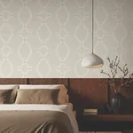 York Designer Series Ellena Light Grey Wallpaper | Wallpaper Twins York Designer Series Ellena Light Grey Wallpaper - SKU ZA8033