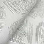 York Designer Series Elora Leaf Grey Wallpaper | Wallpaper Twins York Designer Series Elora Leaf Grey Wallpaper - SKU LM5355