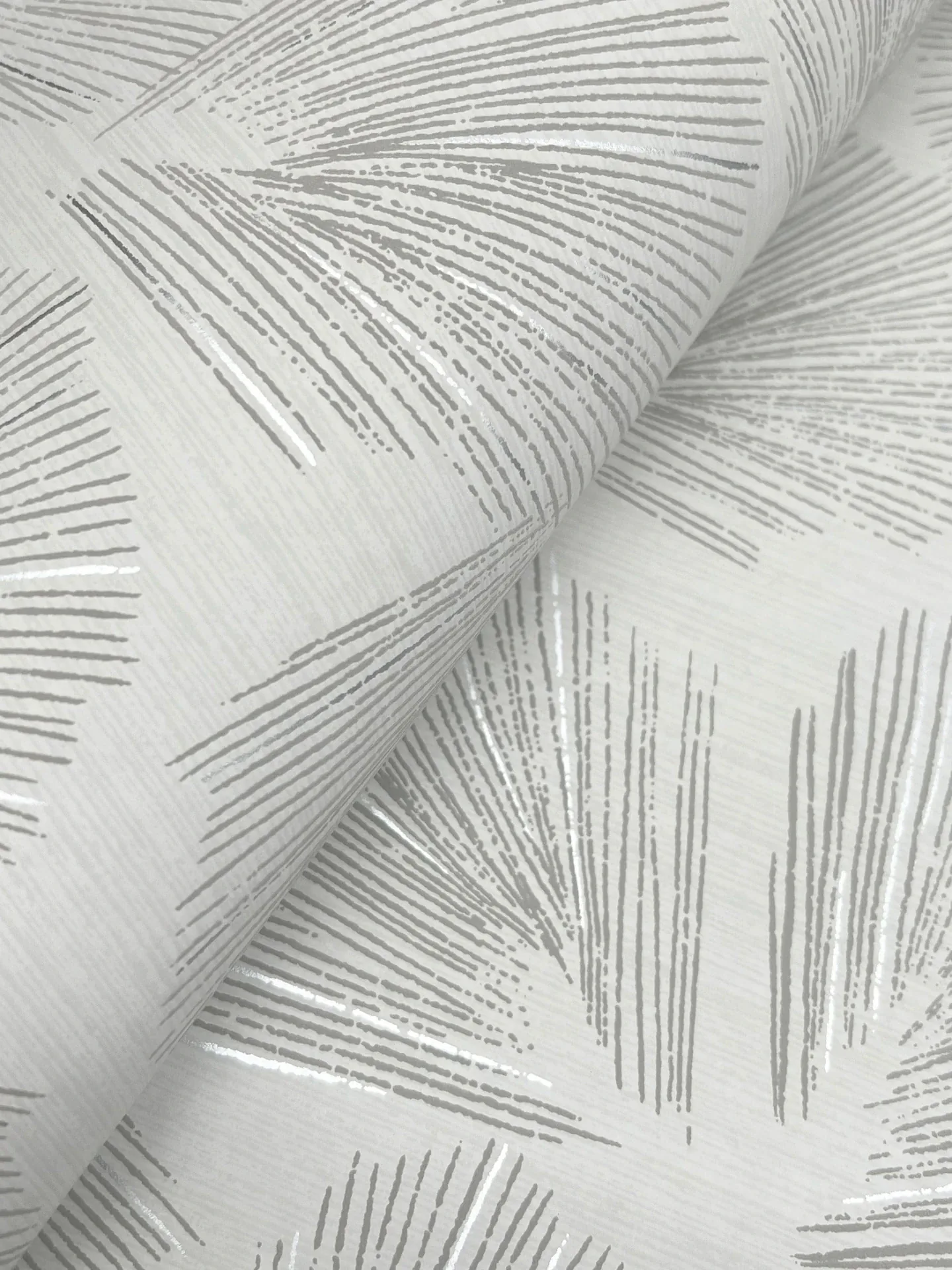 York Designer Series Elora Leaf Grey Wallpaper | Wallpaper Twins York Designer Series Elora Leaf Grey Wallpaper - SKU LM5355