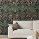 York Designer Series Enchanted Garden Green Tropical Wallpaper | Wallpaper Twins York Designer Series Enchanted Garden Green Tropical Wallpaper - SKU VR1530