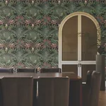 York Designer Series Enchanted Garden Green Tropical Wallpaper | Wallpaper Twins York Designer Series Enchanted Garden Green Tropical Wallpaper - SKU VR1530