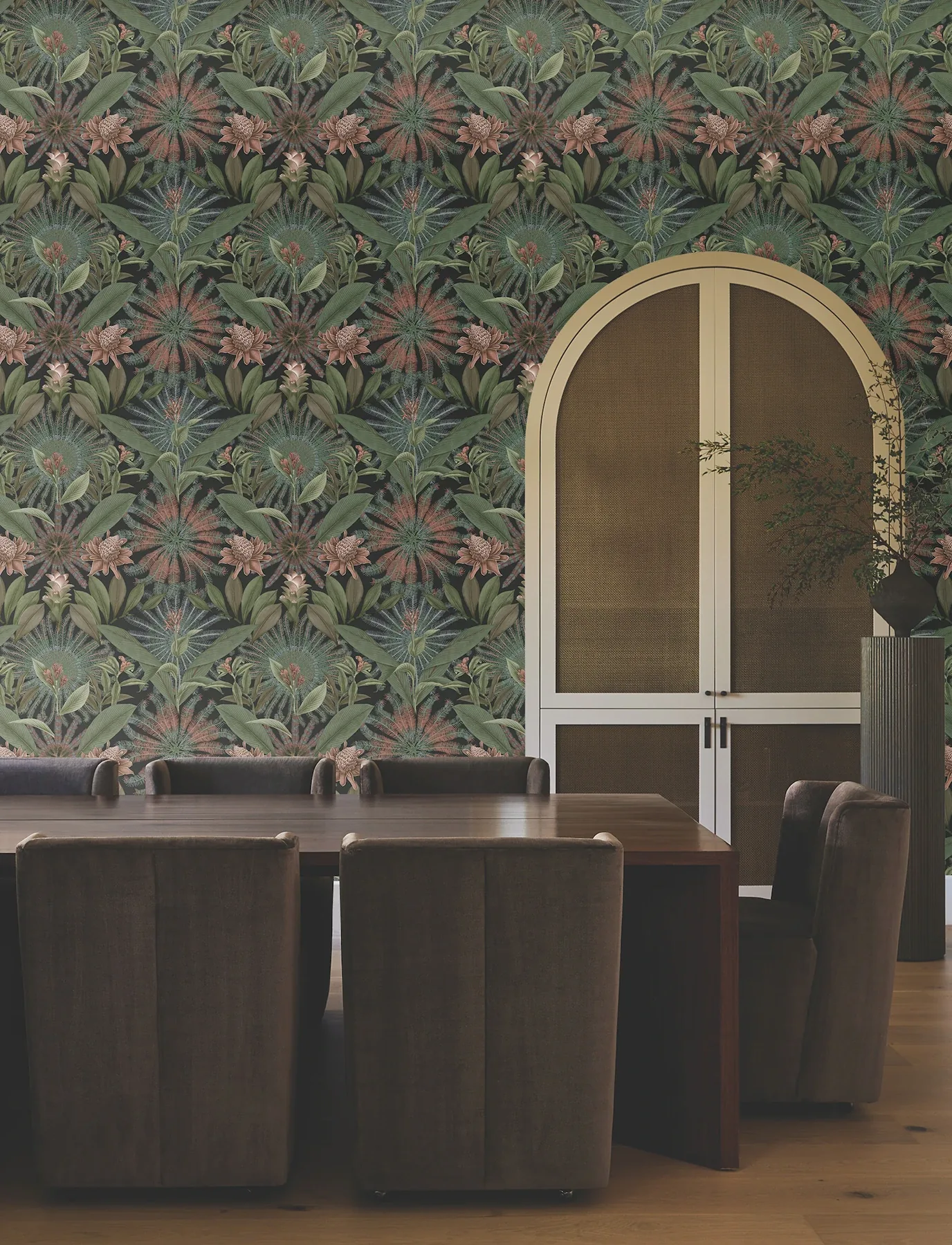 York Designer Series Enchanted Garden Green Tropical Wallpaper | Wallpaper Twins York Designer Series Enchanted Garden Green Tropical Wallpaper - SKU VR1530