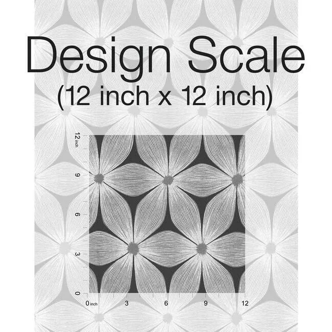 York Designer Series Everlasting Black & Silver Wallpaper - SKU CI2305