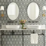 York Designer Series Everlasting Blue & Silver Wallpaper - SKU CI2303
